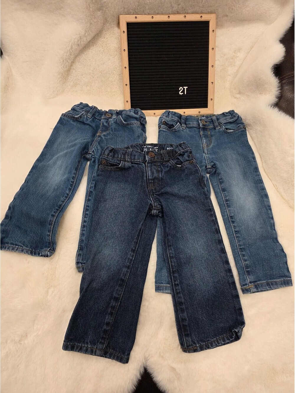 3 Pairs of Boys Jeans Size 2T Childrens Place